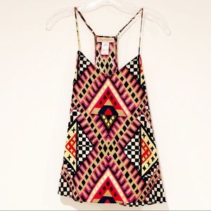 Mara Hoffman Geo Print Racerback Tank Top - XS